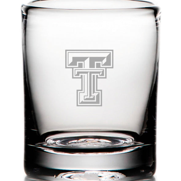 Texas Tech Whiskey Glasses by Simon Pearce Shot #2