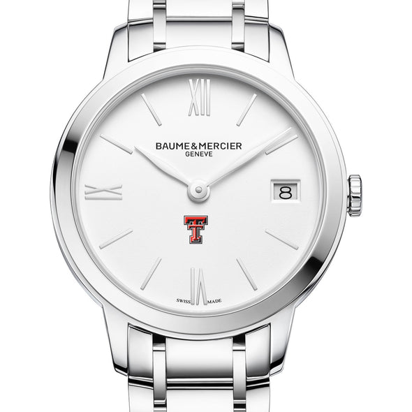 Texas Tech Women's Baume et Mercier 31mm Classima Watch with White Dial & Bracelet Shot #1
