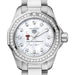 Texas Tech Women's TAG Heuer Steel Aquaracer with Diamond Dial & Bezel