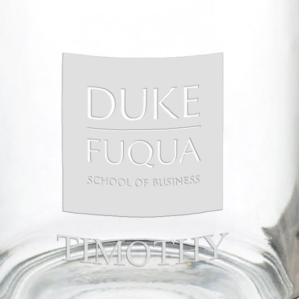 The Fuqua School of Business 13 oz Glass Coffee Mug Shot #3