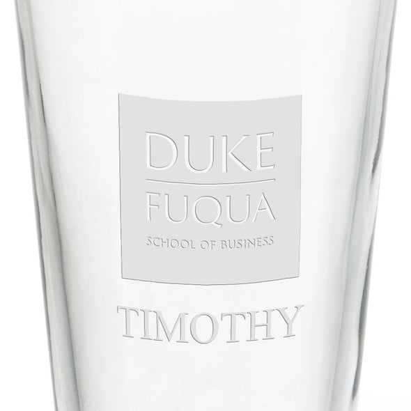 The Fuqua School of Business 16 oz Pint Glass- Set of 2 Shot #3