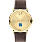 The Fuqua School of Business Men's Movado BOLD Gold with Chocolate Leather Strap Shot #2