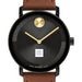 Duke Fuqua School of Business Men's Movado BOLD with Cognac Leather Strap