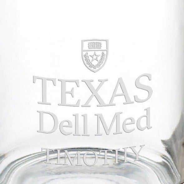 The University of Texas at Austin Dell Medical School 13 oz Glass Coffee Mug Shot #3