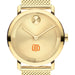 University of Texas at Dallas Men's Movado BOLD Gold with Mesh Bracelet
