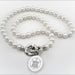 Trinity College Pearl Necklace with Sterling Silver Charm
