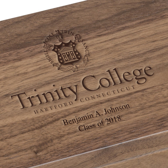 Trinity College Solid Walnut Desk Box Shot #3