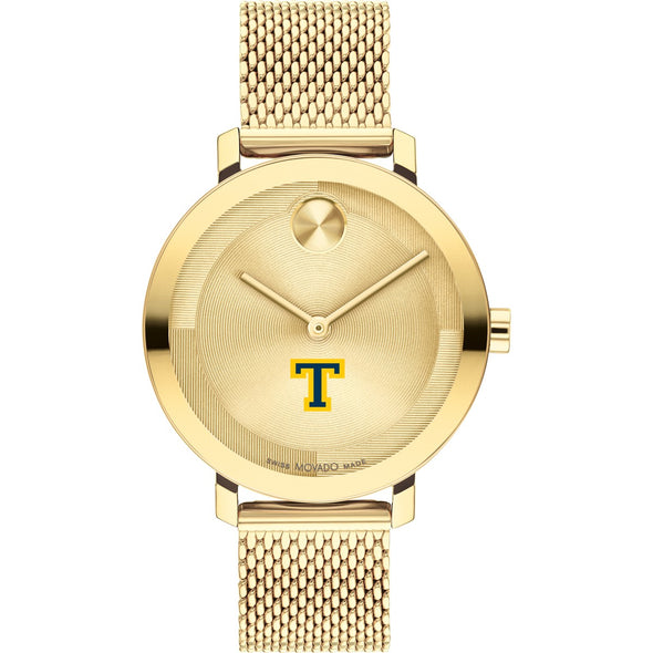 Trinity College Women&#39;s Movado Bold Gold with Mesh Bracelet Shot #2