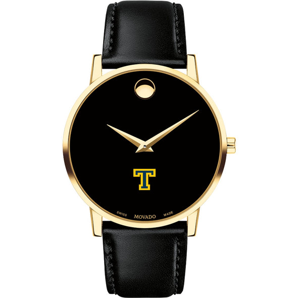 Trinity Men's Movado Gold Museum Classic Leather Shot #2