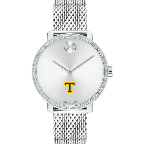 Trinity Women's Movado Bold with Crystal Bezel & Mesh Bracelet Shot #2