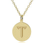 Troy 14K Gold Pendant & Chain Shot #1