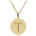 Troy 18K Gold Pendant & Chain