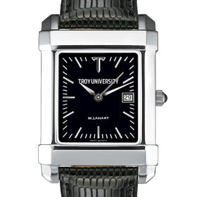 Troy Men's Black Quad with Leather Shot #1