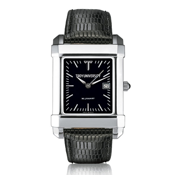 Troy Men's Black Quad with Leather Shot #2