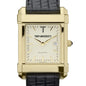 Troy Men's Gold Quad with Leather Strap Shot #1