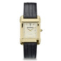 Troy Men's Gold Quad with Leather Strap Shot #2