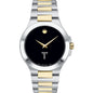 Troy Men's Movado Collection Two-Tone Watch with Black Dial Shot #2