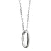Troy Monica Rich Kosann "Carpe Diem" Poesy Ring Necklace in Silver