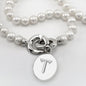 Troy Pearl Necklace with Sterling Silver Charm Shot #2