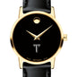 Troy Women's Movado Gold Museum Classic Leather Shot #1
