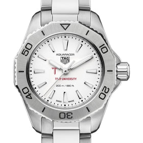 Troy Women&#39;s TAG Heuer Steel Aquaracer with Silver Dial Shot #1