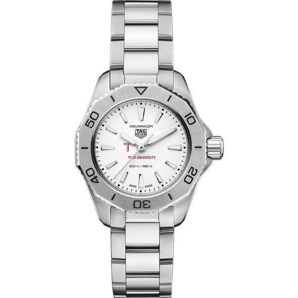Troy Women&#39;s TAG Heuer Steel Aquaracer with Silver Dial Shot #2
