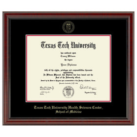 TTUHSC SOM Diploma Frame, the Fidelitas Shot #1