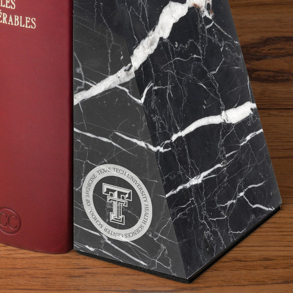 TTUHSC SOM Marble Bookends by M.LaHart Shot #3