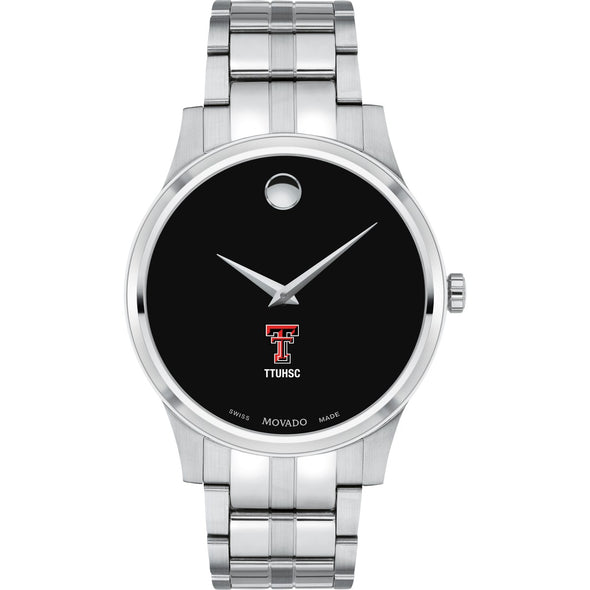 TTUHSC SOM Men's Movado Collection Stainless Steel Watch with Black Dial Shot #2