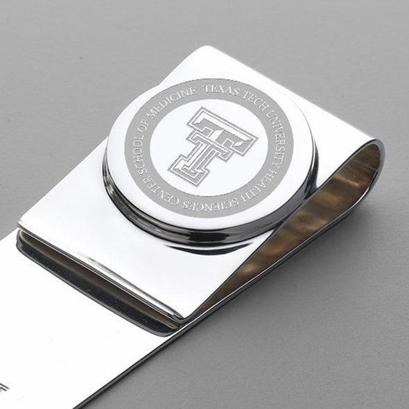 TTUHSC SOM Sterling Silver Money Clip Shot #2