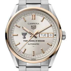 TTUHSC SOM TAG Heuer Carrera Automatic Day-Date 18K 5N Rose Gold Shot #1