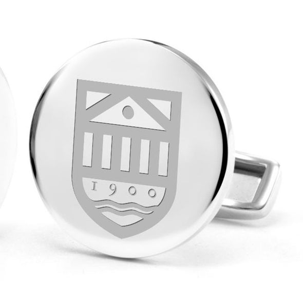 Tuck Cufflinks in Sterling Silver Shot #2