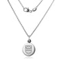 Tuck Necklace with Charm in Sterling Silver Shot #2
