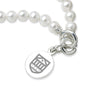 Tuck Pearl Bracelet with Sterling Silver Charm Shot #2