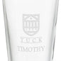 Tuck School of Business 16 oz Pint Glass- Set of 4 Shot #3