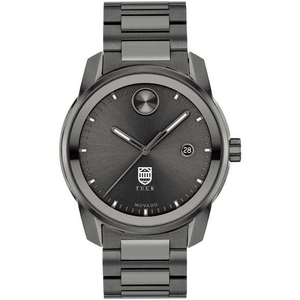 Tuck School of Business Men's Movado BOLD Gunmetal Grey with Date Window Shot #2