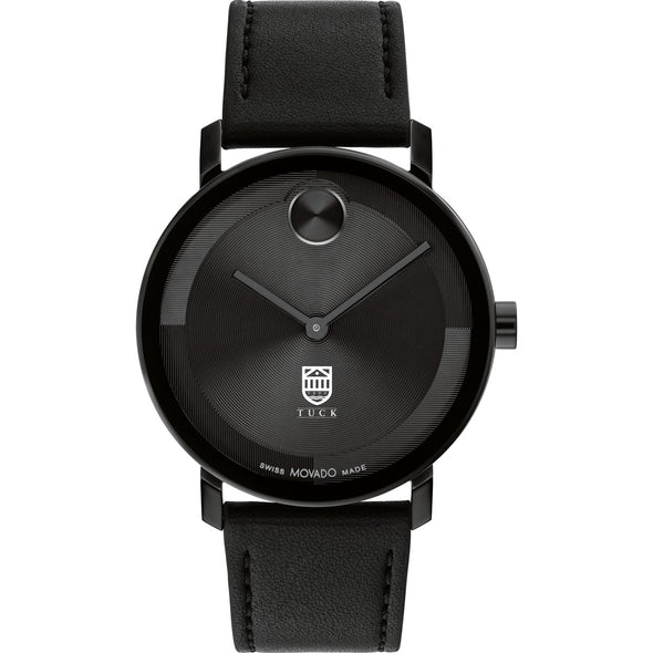 Tuck School of Business Men&#39;s Movado BOLD with Black Leather Strap Shot #2