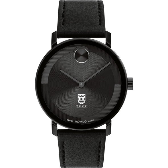 Tuck School of Business Men's Movado BOLD with Black Leather Strap Shot #2