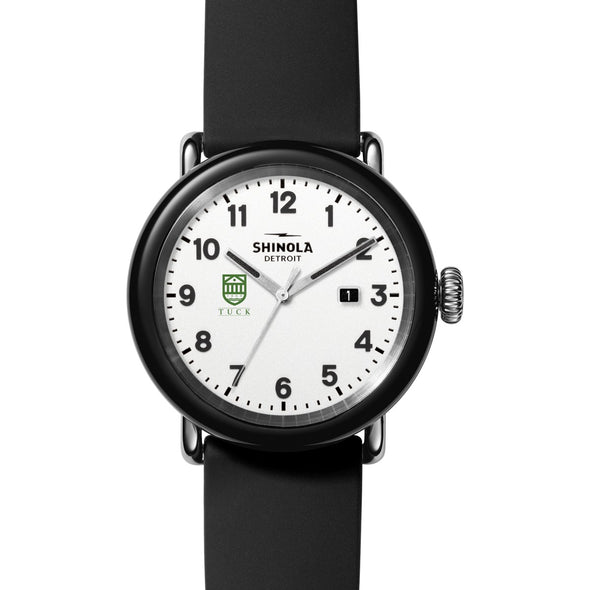 Tuck School of Business Shinola Watch, The Detrola 43mm White Dial at M.LaHart &amp; Co. Shot #2