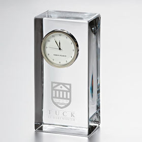 Tuck Tall Glass Desk Clock by Simon Pearce Shot #1