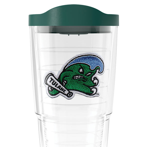 Tulane 24 oz. Tervis Tumblers with Emblem - Set of 2 Shot #2