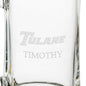 Tulane 25 oz Beer Mug Shot #3