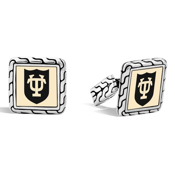 Tulane Cufflinks by John Hardy with 18K Gold Shot #2
