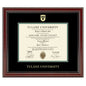 Tulane Diploma Frame - Fidelitas Shot #1