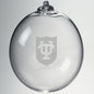 Tulane Glass Ornament by Simon Pearce Shot #2