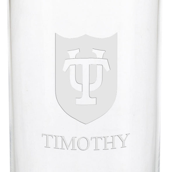 Tulane Iced Beverage Glass Shot #3