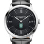 Tulane Men's Baume et Mercier 40mm Classima Quartz Watch with Black Dial & Black Leather Strap Shot #1