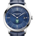 Tulane Men's Baume et Mercier 40mm Classima Quartz Watch with Blue Dial & Dark Blue Leather Strap