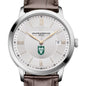 Tulane Men's Baume et Mercier 40mm Classima Quartz Watch with Silver Dial & Dark Brown Leather Strap Shot #1