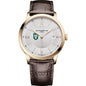 Tulane Men's Baume et Mercier 40mm Gold PVD Classima Watch with Silver Dial & Dark Brown Leather Strap Shot #2